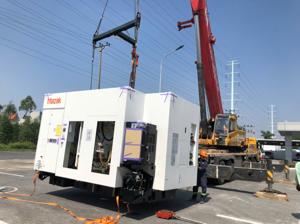 lắp đặt máy CNC tại công ty Valqua Việt Nam, Tân Trường, Hải Dương